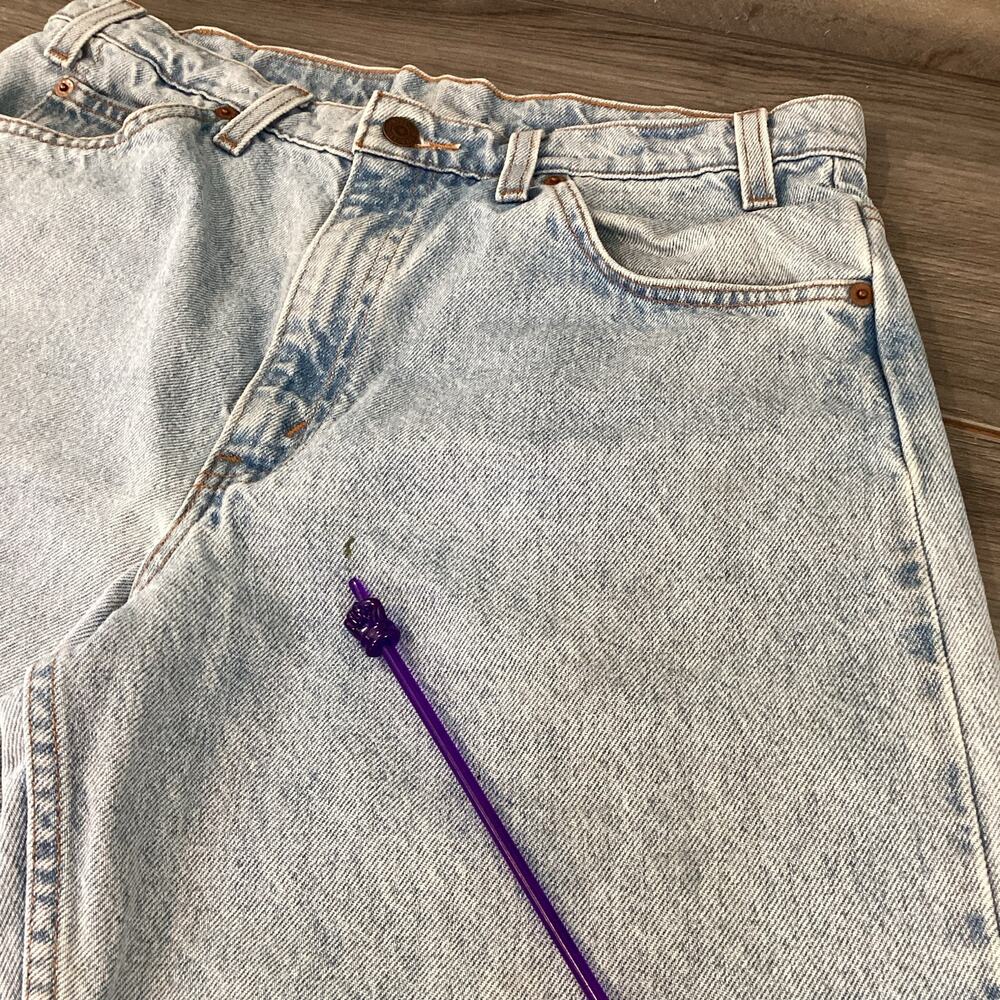 Vtg 1995 Levis 550 Jeans Size 34 Relaxed Fit Orange Tab Workwear Actual 32x30 - Picture 14 of 16